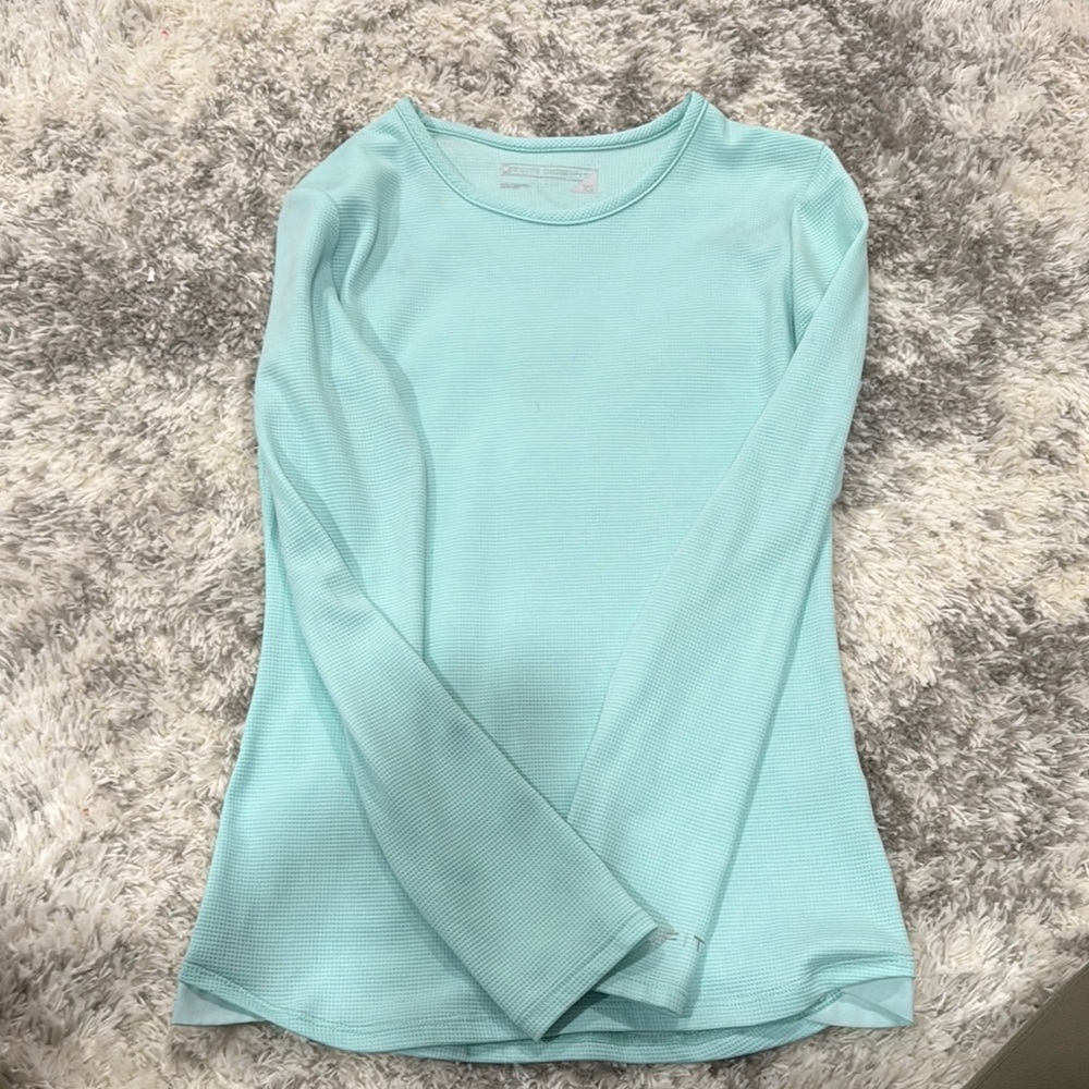 Women's Light Blue Long Sleeve Top